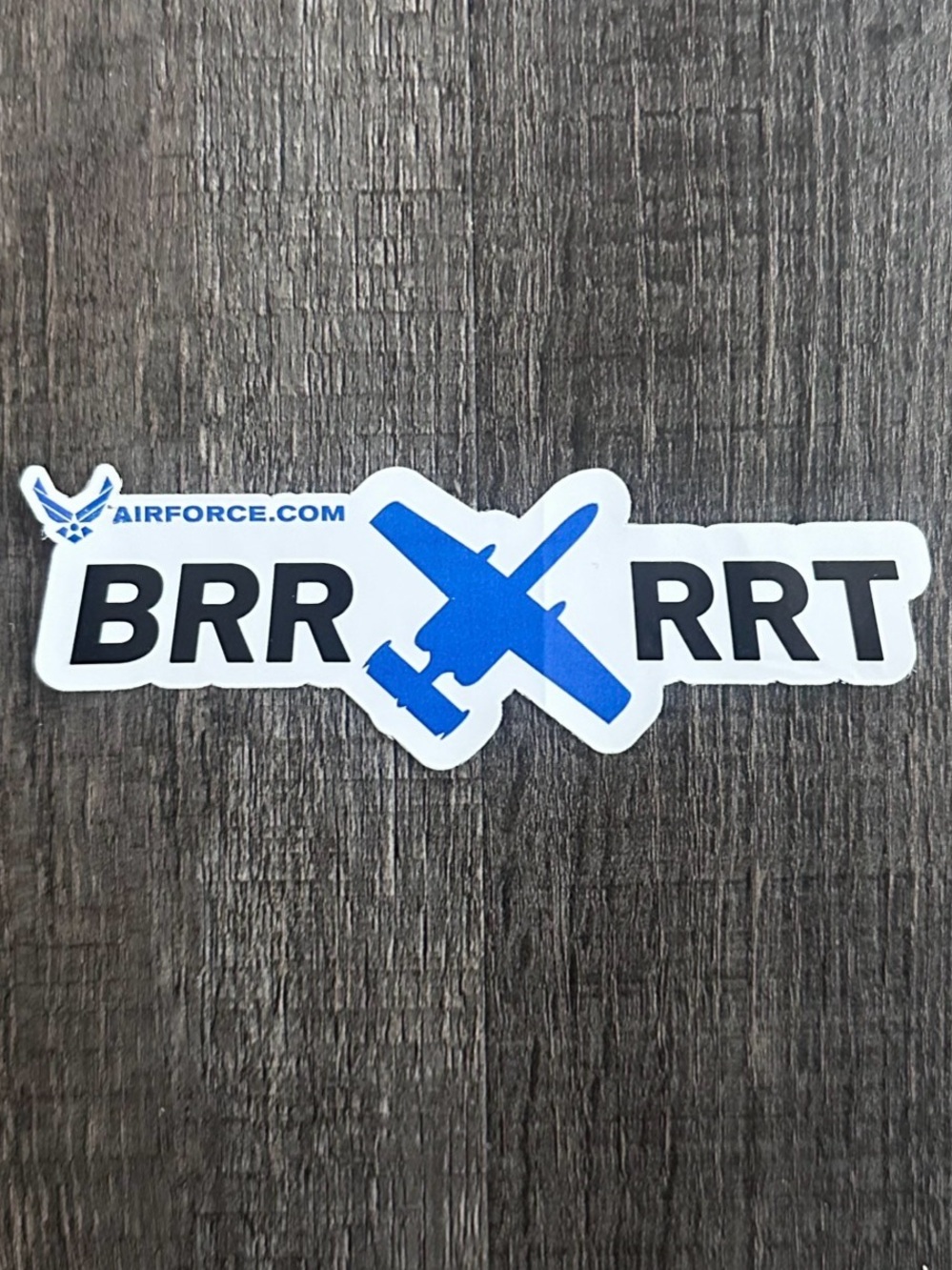 💞 New USAF “BRRRRT” Air Force A-10 Warthog Fighter Jet Graphic Craft Sticker